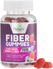 Nature's Choice frasco visible mostrando 60 gominolas y diseño atractivo