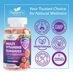 Nature's Choice gomita en mano antes de consumir, conveniencia y portabilidad