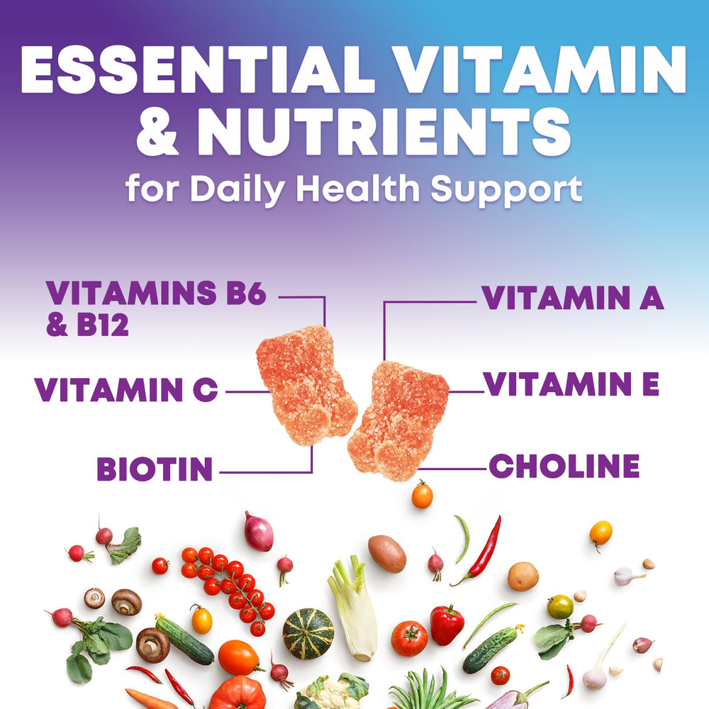 Nature's Choice etiqueta con lista de vitaminas y minerales, transparencia informativa