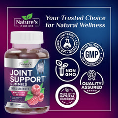 Nature's Choice gomita en mano lista para tomar, apoyo práctico articular