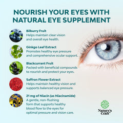 Natures Craft extracto de arándano primer plano con antioxidantes