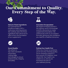Natures Craft botella abierta con cápsulas para evaluar contenido
