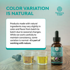 Natures Craft detalle de la etiqueta legible, beneficio información clara de ingredientes