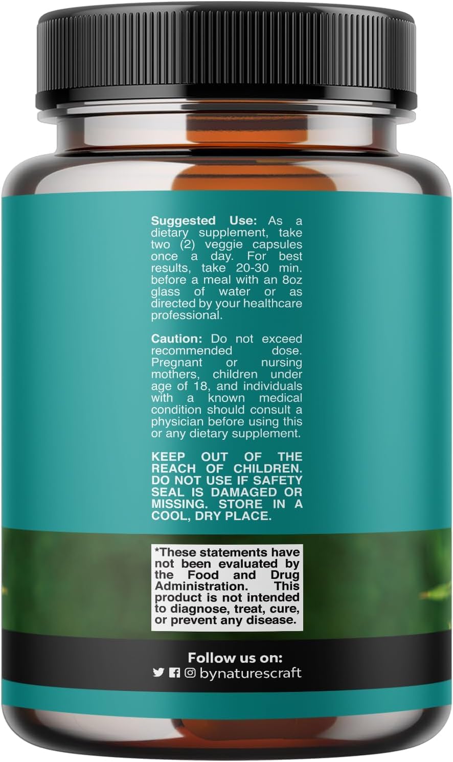 Natures Craft botella en cocina, integración con estilo de vida saludable