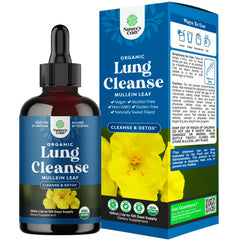 Natures Craft frasco frontal mostrando etiqueta orgánica y beneficio respiratorio