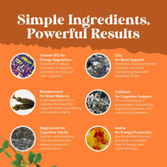 Natures Craft ingredientes naturales como kelp y hierbas visibles