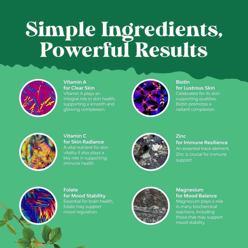 Natures Craft etiqueta de ingredientes, beneficio: transparencia de nutrientes