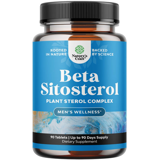 Natures Craft Plant Sterols Complex bottle for daily prostate support.