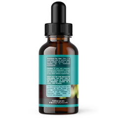 Natures Craft botella sobre hojas de plantas medicinales, beneficio imagen natural y confiable