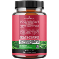 Natures Craft producto junto a plantas decorativas que evocan ingredientes naturales