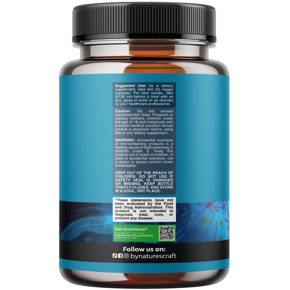 Natures Craft sello GMP y certificaciones que indican control calidad