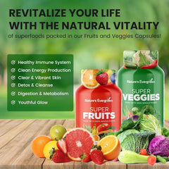 Nature's Evergreen mezcla de frutas y verduras para variedad de nutrientes