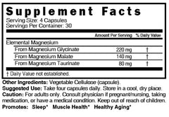 Nature's Fusions etiqueta nutricional legible para verificar dosis