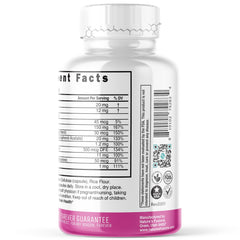 Nature's Fusions cápsula en mano para apreciar tamaño y dosificación