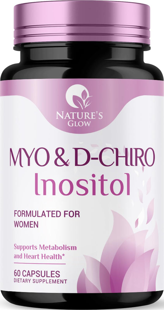 Nature's Glow frasco delantero mostrando etiqueta clara y beneficios