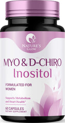 Nature's Glow frasco delantero mostrando etiqueta clara y beneficios