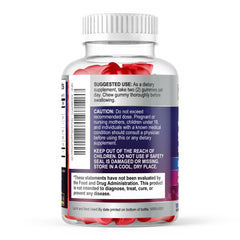 Nature's Gummies sello cGMP en envase para confianza de calidad