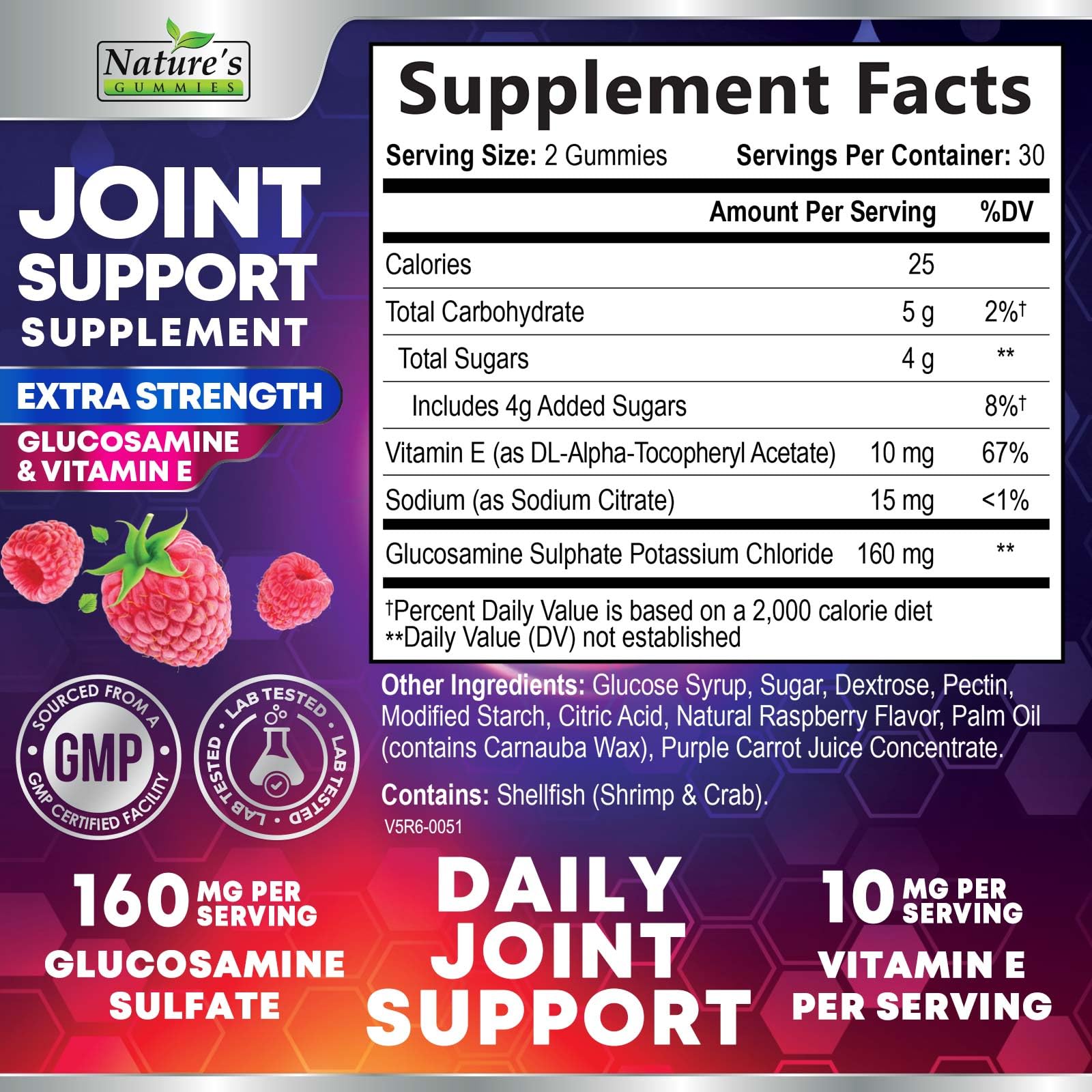 Nature's Gummies gomita individual sabor berry para toma fácil y sabrosa