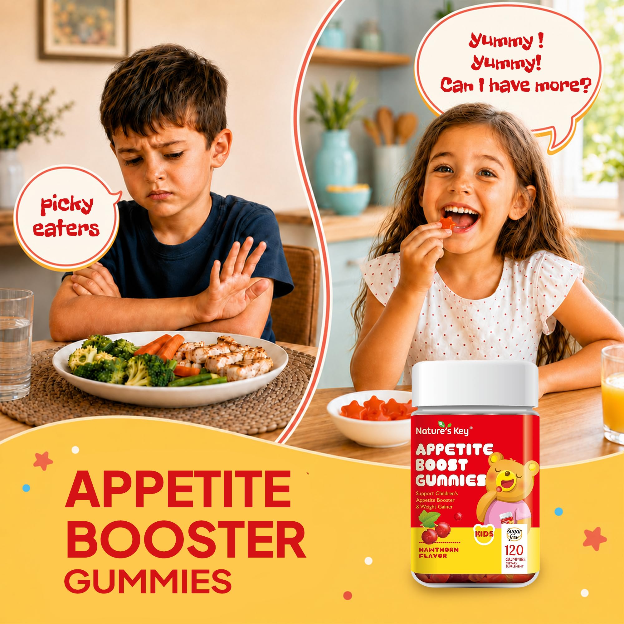 Nature's Key textura de la gomita masticable, aspecto apetecible
