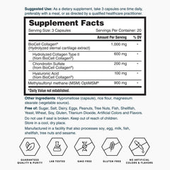 Nature's Lab uso diario MSM para un estilo de vida activo.