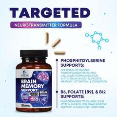 Nature's Nutrition producto sobre escritorio para mejorar concentración
