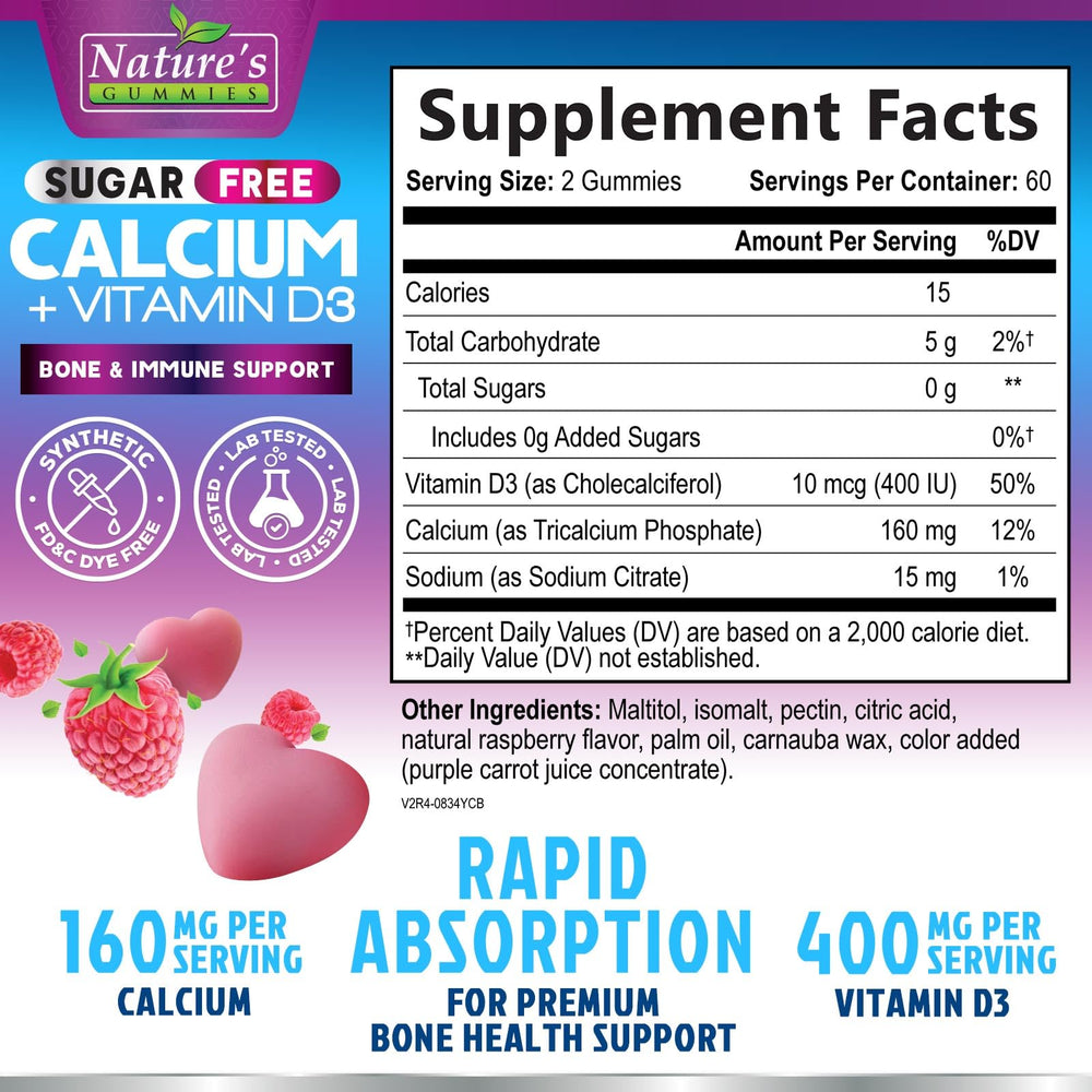 Nature's Nutrition primer plano de textura de gomita, muestra suavidad y masticabilidad cómoda