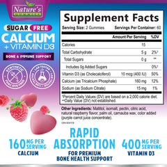 Nature's Nutrition primer plano de textura de gomita, muestra suavidad y masticabilidad cómoda