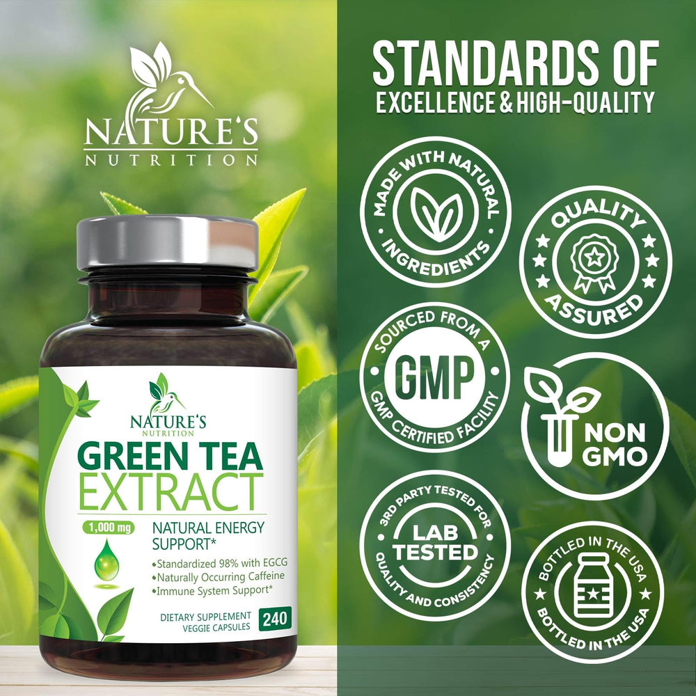 Nature's Nutrition primer plano de una cápsula mostrando su superficie lisa