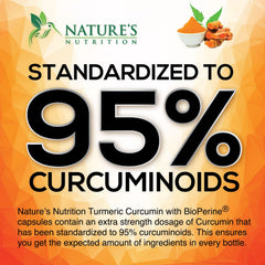 Nature's Nutrition primer plano de cápsula mostrando textura y pureza