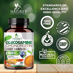 Nature's Nutrition cápsulas en mano para mostrar tamaño y conveniencia