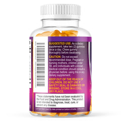 Nature's Nutrition ilustración de vitaminas y minerales presentes en la fórmula