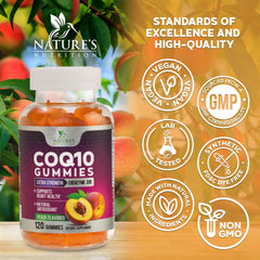 Nature's Nutrition gominola en mano ideal para rutinas sobre la marcha