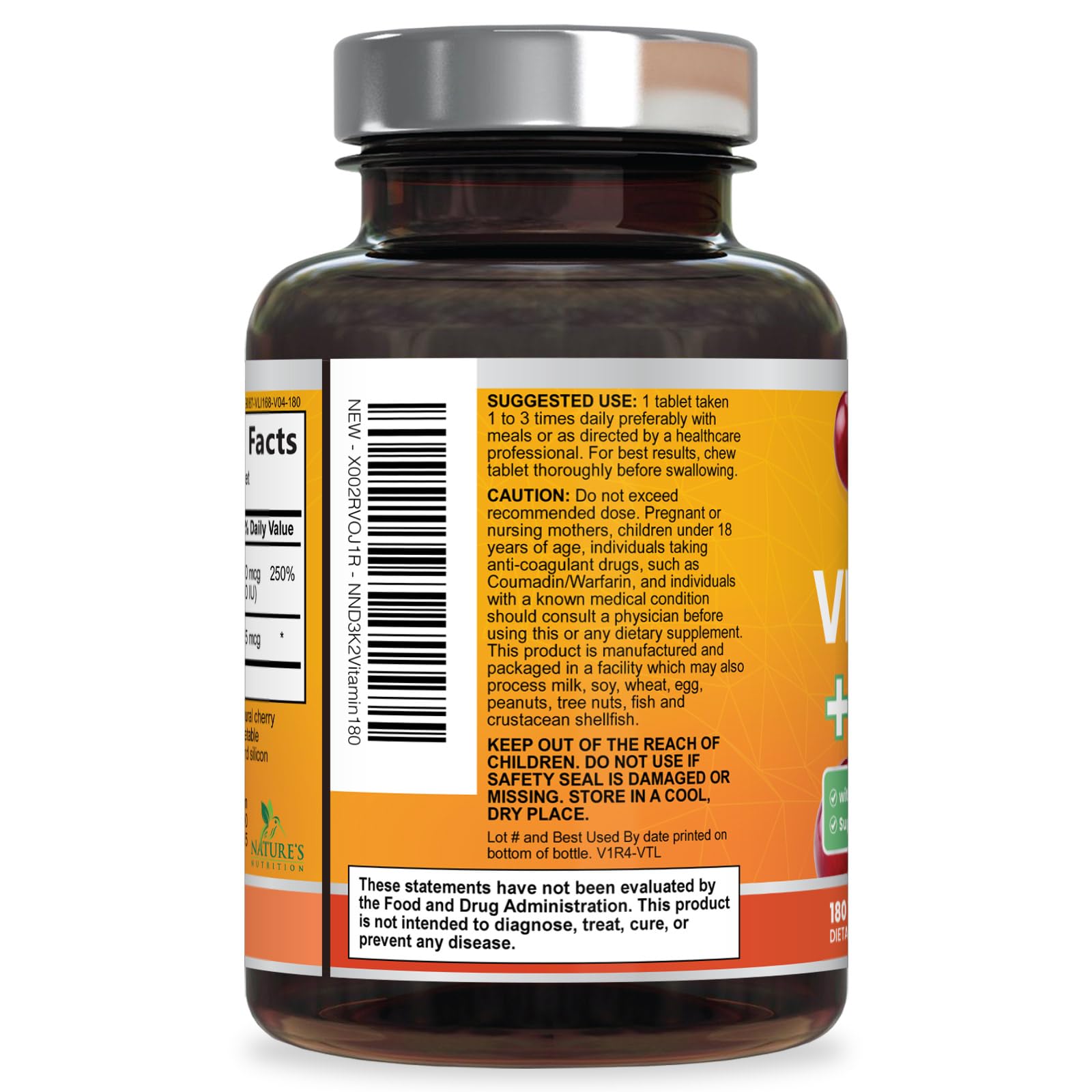 Nature's Nutrition producto junto a desayuno para mostrar absorción con alimentos