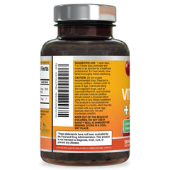 Nature's Nutrition lista de ingredientes visible en etiqueta, transparencia en fórmula