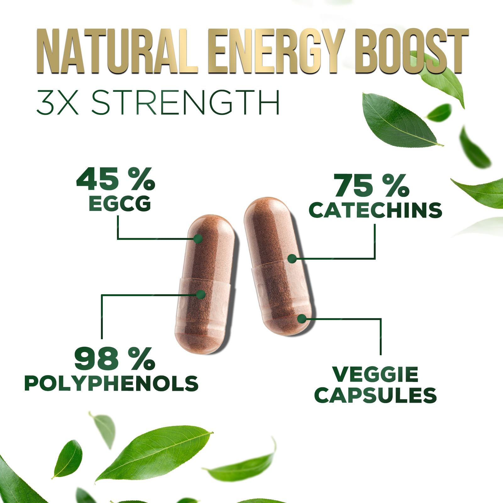 Nature's Nutrition etiqueta con ingredientes y concentraciones claras