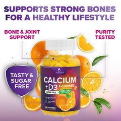 Nature's Nutrition etiqueta nutricional, muestra calcio y vitamina D3