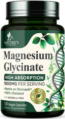 Nature's Nutrition frasco delante del producto con etiqueta clara y alta absorción