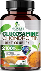 Nature's Nutrition frasco frontal mostrando la etiqueta y beneficio articular