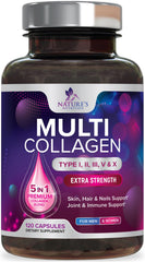 Nature's Nutrition frasco frontal mostrando etiqueta y beneficios visibles
