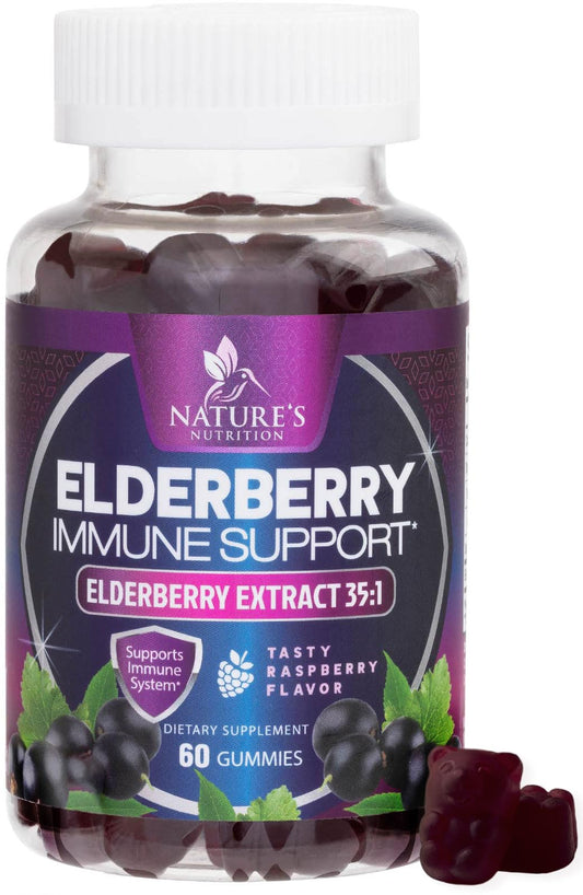 Nature's Nutrition envase frontal que muestra información y beneficios