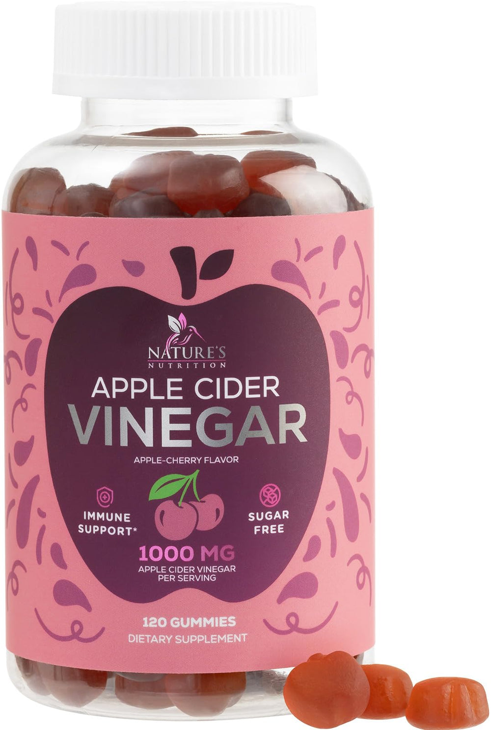 Nature's Nutrition envase frontal con diseño claro y beneficios visibles