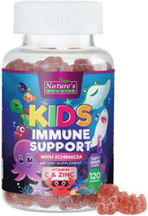 Nature's Nutrition envase frontal mostrando gominolas veganas y beneficios