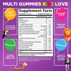 Nature's Nutrition gominolas apiladas resaltando sabor berry y textura masticable