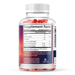 Nature's Nutrition empaque lateral con información nutricional visible y confiable