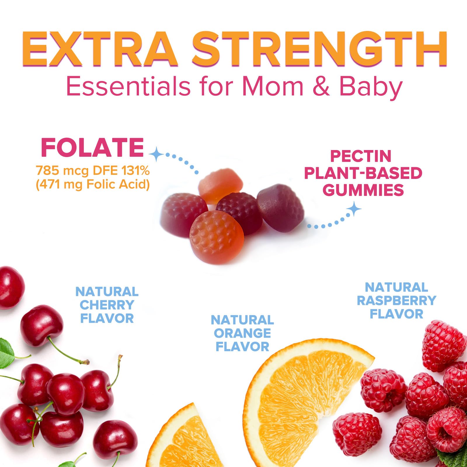 Nature's Nutrition gominolas sabores naranja y cereza presentadas para dos meses