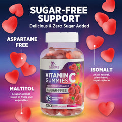 Nature's Nutrition familia tomando gominolas, beneficio de uso compartido seguro