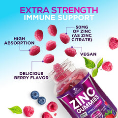 Nature's Nutrition detalle de gominola para apreciar tamaño y color apetitoso