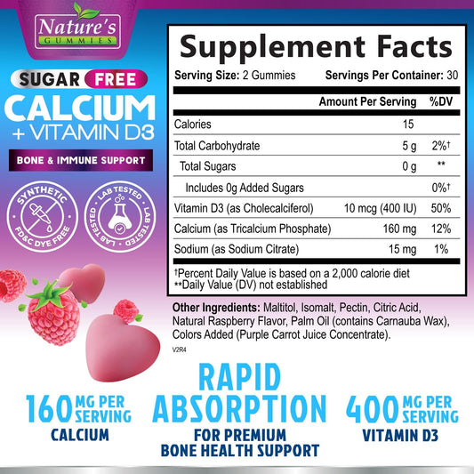 Nature's Nutrition gomita en primer plano mostrando textura suave y facilidad de masticar