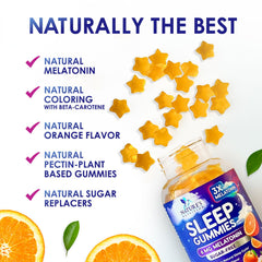 Nature's Nutrition tarro junto a lámpara de noche para uso antes de dormir