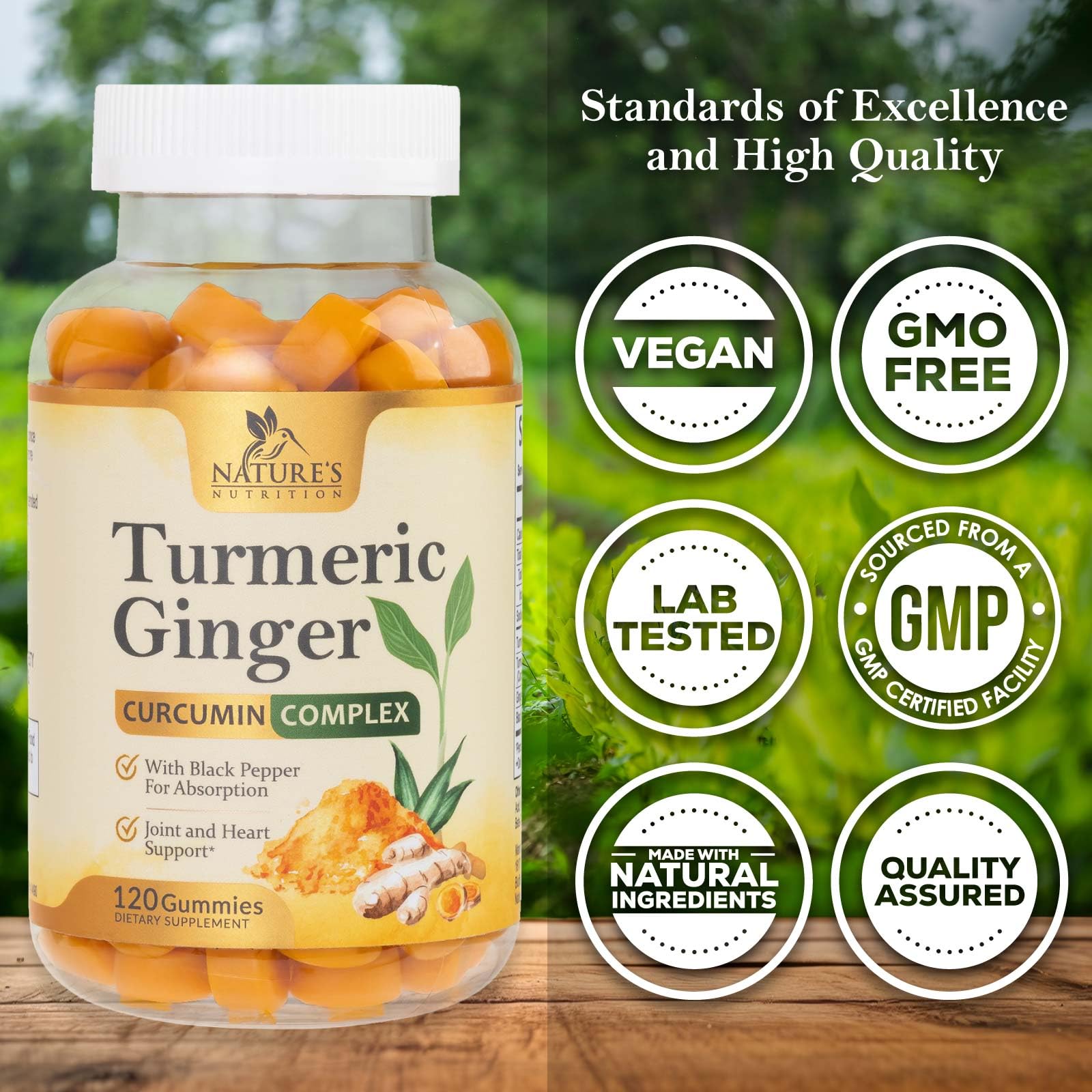 Nature's Nutrition etiqueta nutricional legible, transparencia en ingredientes y dosis
